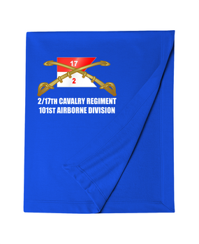 2/17th Cavalry Squadron Embroidered Dryblend Stadium Blanket