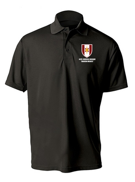 44th Medical Brigade Embroidered Moisture Wick Polo Shirt