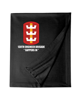 130th Engineer Brigade Embroidered Dryblend Stadium Blanket