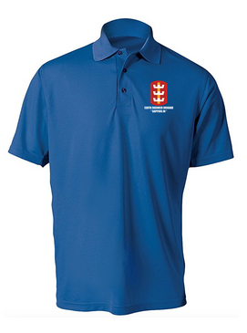 130th Engineer Brigade Embroidered Moisture Wick Polo Shirt