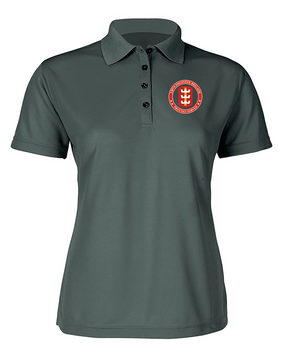 130th Engineer Brigade Ladies Embroidered Moisture Wick Polo Shirt -Proud