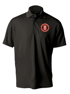 130th Engineer Brigade Embroidered Moisture Wick Polo Shirt -Proud