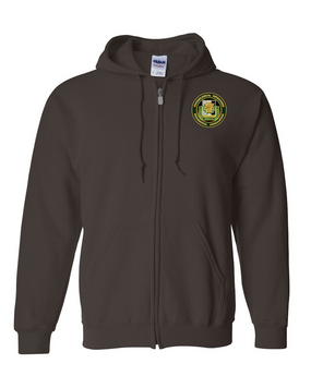 PSYOP Regimental Association Embroidered Hooded Sweatshirt with Zipper