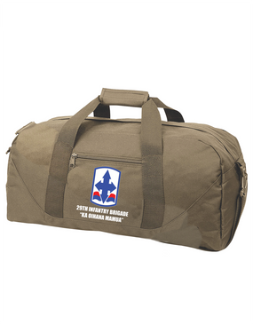 29th Infantry Brigade Embroidered Duffel Bag