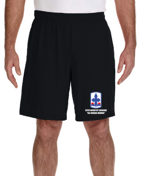 29th Infantry Brigade Embroidered Gym Shorts