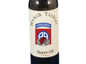 82nd Airborne Division "Skull"  Wench Tickler Shave Oil