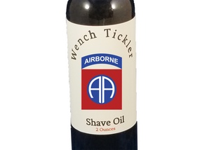 82nd Airborne Division Wench Tickler Shave Oil 