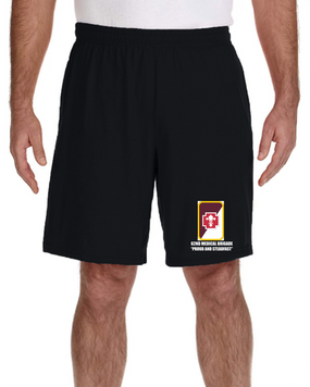62nd Medical Brigade Embroidered Gym Shorts