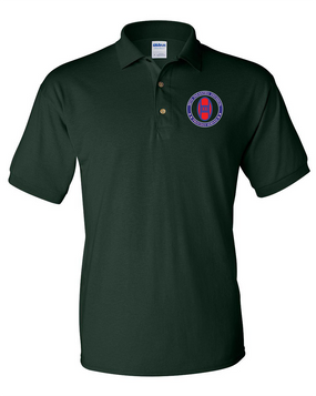 30th Infantry Division Embroidered Cotton Polo Shirt -Proud