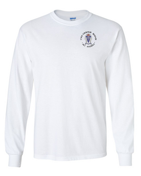 173rd Airborne Brigade "Crest" Long-Sleeve Cotton T-Shirt (C)