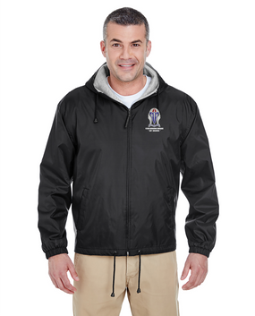 173rd Airborne Brigade "Crest" Embroidered Fleece-Lined Hooded Jacket