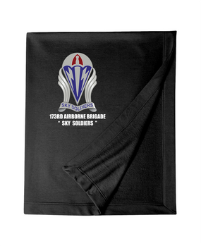 173rd Airborne Brigade "Crest" Embroidered Dryblend Stadium Blanket