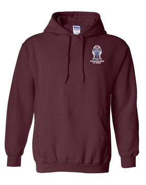 173rd Airborne Brigade "Crest"  Embroidered Hooded Sweatshirt