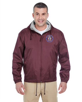 173rd Airborne Brigade "Crest" Embroidered Fleece-Lined Hooded Jacket-Proud