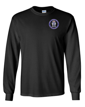 173rd Airborne Brigade "Crest" Long-Sleeve Cotton T-Shirt-Proud