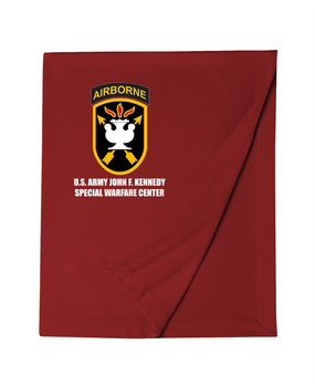 JFK Special Warfare Center Embroidered Dryblend Stadium Blanket