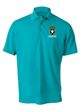 JFK Special Warfare Center  Embroidered Moisture Wick Polo Shirt