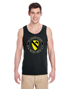 1st Cavalry Division Tank Top-Proud (FF)