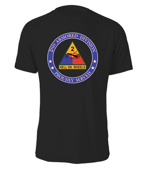 2nd Armored Division Cotton T-Shirt -Proud (FF)