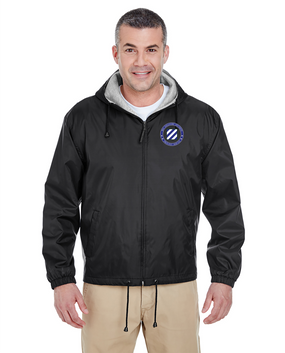 3rd Infantry Division Embroidered Fleece-Lined Hooded Jacket -Proud