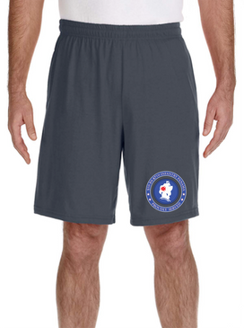 5th Battalion 87th  Infantry Division Embroidered Gym Shorts-Proud