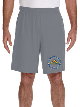 United States 7th Army Embroidered Gym Shorts-Proud
