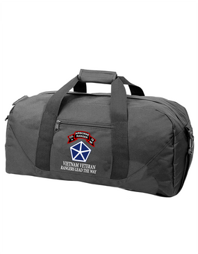 V Corps Company A 75th Infantry Embroidered Duffel Bag