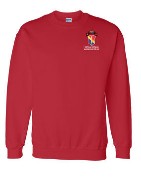 I Field Force Company  C  75th Infantry Embroidered Sweatshirt