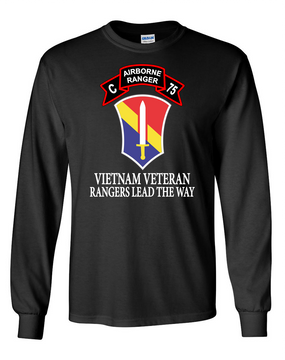 I Field Force Company C   75th Infantry Long-Sleeve Cotton T-Shirt- FF