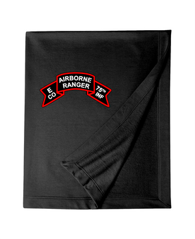 Company E  75th Infantry Embroidered Dryblend Stadium Blanket