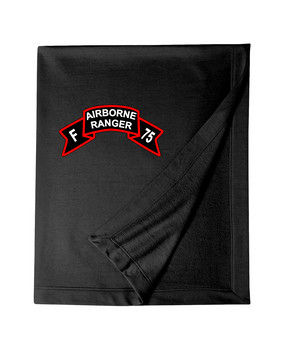 Company F  75th Infantry Embroidered Dryblend Stadium Blanket