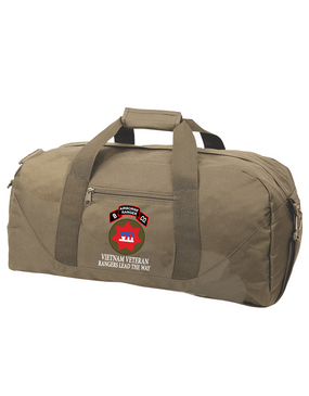 VII Corps B Company 75th Infantry Embroidered Duffel Bag-RLTW