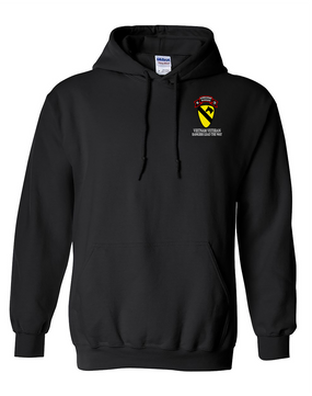 1st Cavalry Division H Company  75th Infantry Embroidered Hooded Sweatshirt