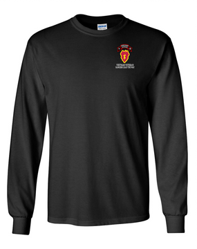 25th Infantry Division Company F  75th Infantry Long-Sleeve Cotton T-Shirt