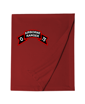 O Company 75th Infantry Embroidered Dryblend Stadium Blanket