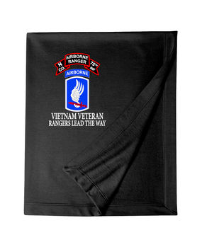 173rd Airborne N Company 75th Infantry Embroidered Dryblend Stadium Blanket