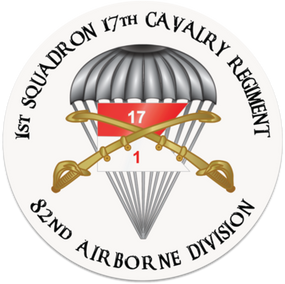 1st Squadron 17th Cavalry Regiment Coasters