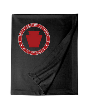 28th Infantry Division  Embroidered Dryblend Stadium Blanket-Proud