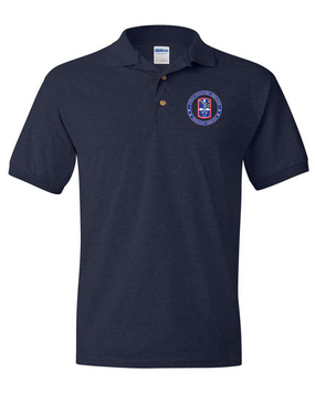 172nd Infantry Brigade Embroidered Cotton Polo Shirt-Proud