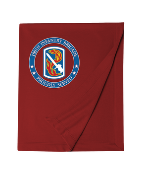 198th Light Infantry Brigade  Embroidered Dryblend Stadium Blanket-Proud