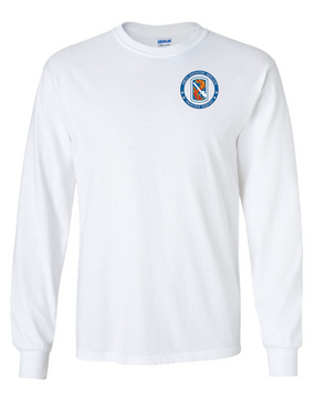 198th Light Infantry Brigade Long-Sleeve Cotton T-Shirt-Proud
