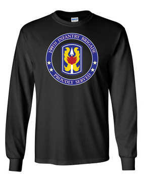 199th Light Infantry Brigade Long-Sleeve Cotton T-Shirt-Proud-FF