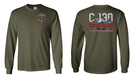  82nd Airborne Division "C-130" Long Sleeve Cotton Shirt