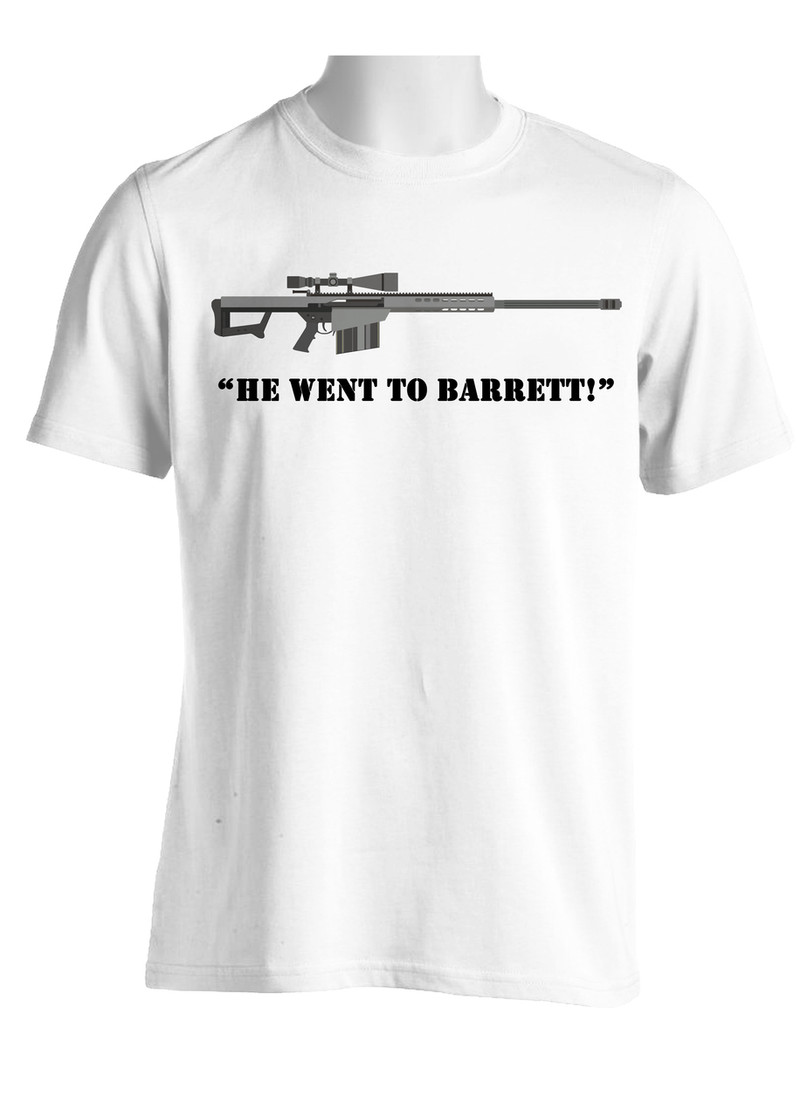 Moisture Wick Shirt featuring "He Went to Barrett" graphic
