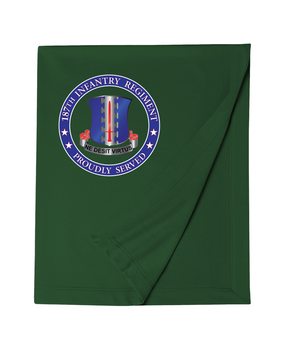 187th RCT Embroidered Dryblend Stadium Blanket-Proud