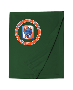  35th Signal Brigade Embroidered Dryblend Stadium Blanket-Proud