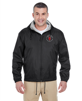 USASOC Embroidered Fleece-Lined Hooded Jacket