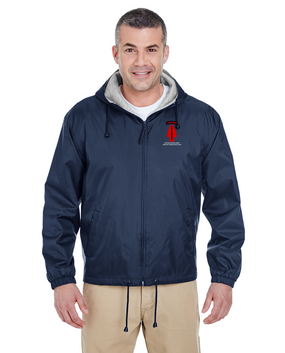 USASOC Embroidered Fleece-Lined Hooded Jacket (L)