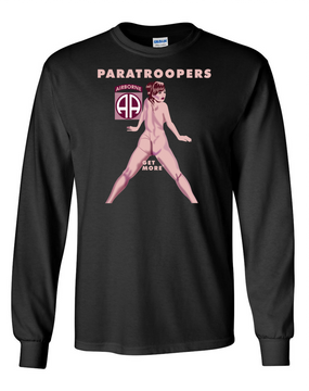 Paratroopers Get More Long-Sleeve Cotton T-Shirt