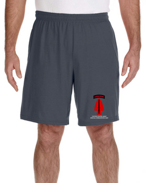 USASOC Embroidered Gym Shorts (L)